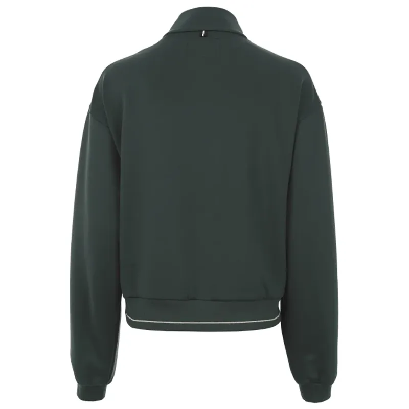 Cavallo Eiske Ladies 1/4 Zip Sweatshirt - Deep Green-1